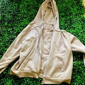 Tan xl sweatshirt zip up